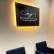 Placa em Acrílico c/ Logo e Iluminação em Led - Personalizado