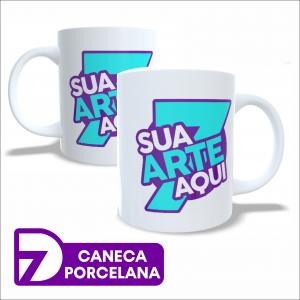 Caneca Branca - Personalizada Porcelana 11x10 Sua Arte Personalizada   