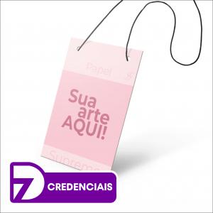 Credenciais - Personalizado Couchê 250g 9x14 4x0  Corte Reto C/ bordas arredondadas 
