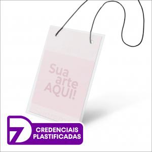 Credenciais Plastificadas - Personalizado Couchê 250g - Plastificação rígida 9x14 4x0 polaseal Corte Reto C/ bordas arredondadas 