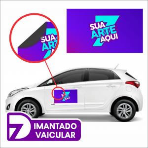 Imantado Veicular - Personalizado Imã 8mm, Adesivo Vinil Personalizado 4x0  Personalizado 