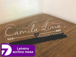 Logo em Acrílico/Mesa - Personalizado