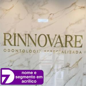 Logo em Acrílico/ Nome+ Segmento - Personalizado Acrilico Espelhado 2mm Personalizado 4x0 - Sua Arte Personalizada   