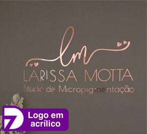 Logo em Acrílico Retangular - Personalizado Acrilico  3mm Personalizado 4x0 - Sua Arte Personalizada   
