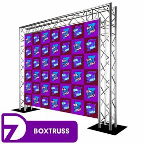 Lona Boxtruss - Personalizado Lona 200x200 4x0 Fosco Ilhós 