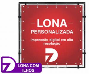 Lona com Ilhós - Personalizada Lona m2 4x0 Jetbest ilhós 
