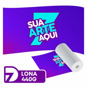 Lona Impressa 440g - Personalizado Lona 440g  4x0  Sem acabamento 