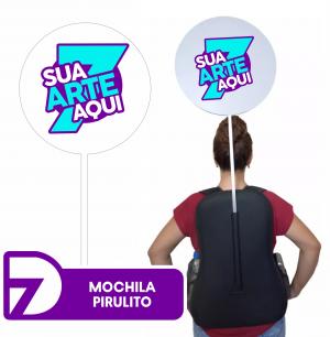 Mochila Pirulito - Personalizado Lona 80x120cm 4x0 - Sua Arte Personalizada   