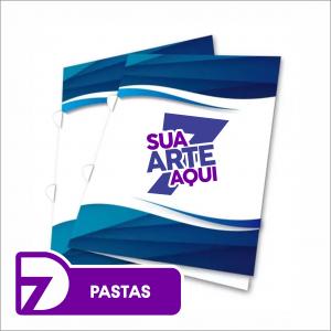 Pasta - Personalizada Couchê 250g - 31x46 4x0 - Sem bolsa personalizada   